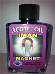 MAGICAL AND DRESSING OIL (ACEITE) 1/2OZ - MAGNET (IMAN)