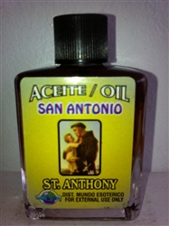 MAGICAL AND DRESSING OIL (ACEITE) 1/2OZ - SAINT ANTHONY (SAN ANTONIO)