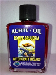 MAGICAL AND DRESSING OIL (ACEITE) 1/2OZ - BREAKS WITCHCRAFT (ROMPE BRUJERIA)