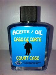 MAGICAL AND DRESSING OIL (ACEITE) 1/2OZ COURT CASE (CASO DE CORTE)