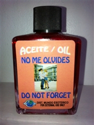 MAGICAL AND DRESSING OIL (ACEITE) 1/2OZ DO NOT FORGET ME ( NO ME OLVIDES )