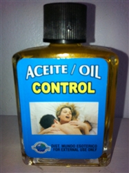 MAGICAL AND DRESSING OIL (ACEITE) 1/2OZ FOR CONTROL (CONTROLAR)