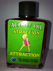 MAGICAL AND DRESSING OIL (ACEITE) 1/2OZ FOR ATTRACTION (ATRACCION)
