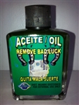 MAGICAL AND DRESSING OIL (ACEITE) 1/2 OZ FOR REMOVE BAD LUCK (QUITA MAL SUERTE)