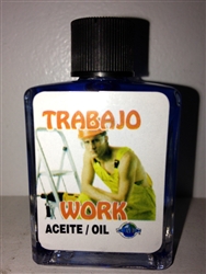MAGICAL AND DRESSING OIL (ACEITE) 1/2 OZ FOR WORK (TRABAJO)