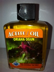 MAGICAL AND DRESSING OIL (ACEITE) 1/2 OZ - ORISHA OGUN