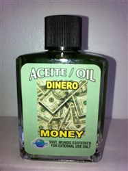 MAGICAL AND DRESSING OIL (ACEITE) 1/2 OZ - MONEY (DINERO)