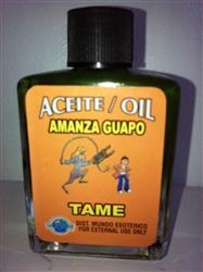 MAGICAL AND DRESSING OIL (ACEITE) 1/2 OZ - TAME THE BULLY (AMANSA GUAPO)