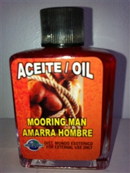 MAGICAL AND DRESSING OIL (ACEITE) 1/2 OZ - TIE THE MAN (AMARRA HOMBRE)
