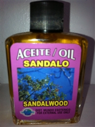 MAGICAL AND DRESSING OIL (ACEITE) 1/2 OZ - SANDALWOOD (SANDALO)