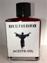 MAGICAL AND DRESSING OIL (ACEITE) 1/2OZ - EXILE (DESTIERRO)