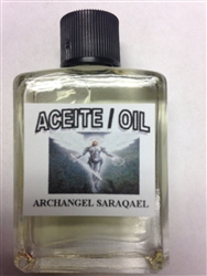 MAGICAL AND DRESSING OIL (ACEITE) 1/2 OZ - ARCHANGEL SARAQAEL