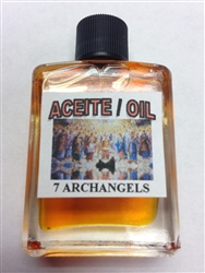 MAGICAL AND DRESSING OIL (ACEITE) 1/2 OZ - THE 7 ARCHANGELS