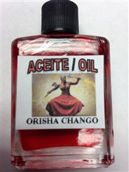 MAGICAL AND DRESSING OIL (ACEITE) 1/2OZ FOR ORISHA CHANGO THE WARRIOR