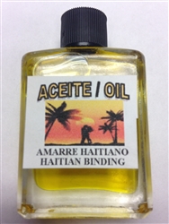 MAGICAL AND DRESSING OIL (ACEITE) 1/2OZ FOR HAITIAN BINDING (AMARRE HAITIANO)