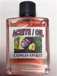 MAGICAL AND DRESSING OIL (ACEITE) 1/2 OZ - THE CONGO SPIRIT (ESPIRITU DE CONGO)