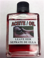MAGICAL AND DRESSING OIL (ACEITE) 1/2 OZ - LEAVE HER (SEPRATE DE ELLA)