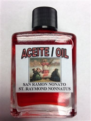 MAGICAL AND DRESSING OIL (ACEITE) 1/2 OZ - ST. RAYMOND NONNATUS (SAN RAMON NONATO)
