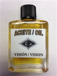 MAGICAL AND DRESSING OIL (ACEITE) 1/2 OZ - VISION / SACRED SIGHT / THE ALL SEEING EYE