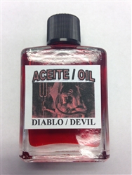 MAGICAL AND DRESSING OIL (ACEITE) 1/2 OZ - DEVIL (DIABLO)