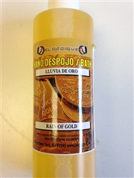 SPIRITUAL BATH 8 FL OZ (BANO DESPOJO) FOR RAIN OF GOLD (LLUVIA DE ORO)