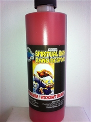 SPIRITUAL BATH 8 FL OZ (BANO DESPOJO) FOR WITCHCRAFT BREAKER (ROMPE BRUJERIA)