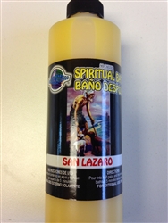 SPIRITUAL BATH 8 FL OZ (BANO DESPOJO) FOR SAINT LAZARUS (SAN LAZARO)
