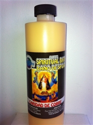 SPIRITUAL BATH 8 FL OZ (BANO DESPOJO) FOR OUR LADY OF CHARITY (CARIDAD DEL COBRE)