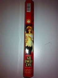 STICK INCENSE 20 STICKS PER PACK - GO AWAY EVIL (ESPANTA DIABLO)