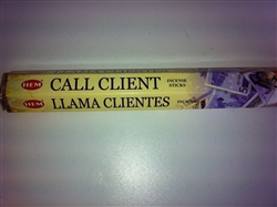 STICK INCENSE 20 STICKS PER PACK - CALL CLIENT (LLAMA CLIENTE)