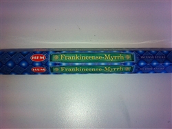 STICK INCENSE 20 STICKS PER PACK - FRANKINCENSE AND MYRRH