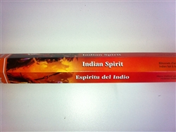 STICK INCENSE 20 STICKS PER PACK - INDIAN SPIRIT  (ESPIRITU DEL INDIO)