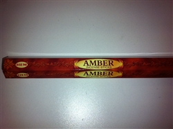 STICK INCENSE 20 STICKS PER PACK - AMBER