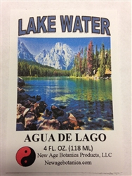 NEW AGE BOTANICA PRODUCTS GENUINE LAKE WATER 4 FL OZ ( AGUA DE LAGO)