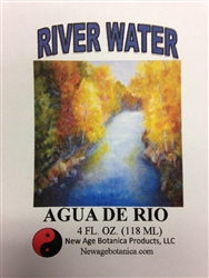 NEW AGE BOTANICA PRODUCTS GENUINE RIVER WATER 4 FL OZ ( AGUA DE RIO)