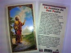 HOLY PRAYER CARDS FOR SAN PEDRO IN SPANISH SET OF 2 WITH FREE U.S. SHIPPING!