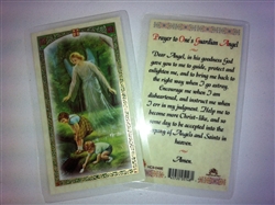 HOLY PRAYER CARDS FOR THE PRAYER TO ONE'S GUARDIAN ANGEL IN ENGLISH WITH FREE U.S. SHIPPING!