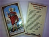 HOLY PRAYER CARDS FOR THE PRAYER TO SAINT EXPEDITE (SAN EXPEDITO) IN SPANISH WITH FREE U.S. SHIPPING!