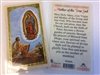 HOLY PRAYER CARDS FOR OUR LADY OF GUADALUPE WITH SAN JUAN DIEGO PRINTED IN ENGLISH WITH FREE U.S. SHIPPING!