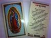 HOLY PRAYER CARDS FOR THE PRAYER TO OUR LADY OF GUADALUPE PRINTED IN SPANISH WITH FREE U.S. SHIPPING!