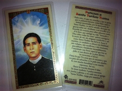 HOLY PRAYER CARDS FOR THE PRAYER TO SAINT TORIBIO ROMO IN SPANISH SET OF 2 WITH FREE U.S. SHIPPING!