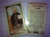 HOLY PRAYER CARDS FOR THE PRAYER TO SAINT IGNATIUS LOYAL (SAN IGNACIO DE LOYOLA) IN ENGLISH SET OF 2 WITH FREE U.S. SHIPPING!