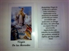 SMALL HOLY PRAYER CARDS FOR VIRGEN DE LAS MERCEDES IN SPANISH SET OF 2 WITH FREE U.S. SHIPPING!