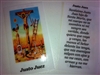 SMALL HOLY PRAYER CARDS FOR JUST JUDGE (JUSTO JUEZ) IN SPANISH SET OF 2 WITH FREE U.S. SHIPPING!