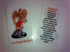 SMALL HOLY PRAYER CARDS FOR ARCHANGEL RAFAEL IN SPANISH SET OF 2 WITH FREE U.S. SHIPPING!