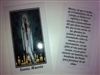 SMALL HOLY PRAYER CARDS FOR HOLY DEATH IN WHITE (SANTA MUERTE BLANCA) IN SPANISH SET OF 2 WITH FREE U.S. SHIPPING!