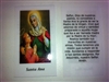 SMALL HOLY PRAYER CARDS FOR SAINT ANN / ANNE (SANTA ANA) IN SPANISH SET OF 2 WITH FREE U.S. SHIPPING!