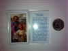 SMALL HOLY PRAYER CARDS FOR SAINT JOSEPH (SAN JOSE) IN SPANISH SET OF 2 WITH FREE U.S. SHIPPING!