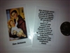 SMALL HOLY PRAYER CARDS FOR SAINT ANTHONY (SAN ANTONIO) IN SPANISH SET OF 2 WITH FREE U.S. SHIPPING!