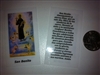 SMALL HOLY PRAYER CARDS FOR SAINT BENEDICT (SAN BENITO) IN SPANISH SET OF 2 WITH FREE U.S. SHIPPING!
